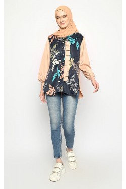 Julia Blouse Flora Pleat
